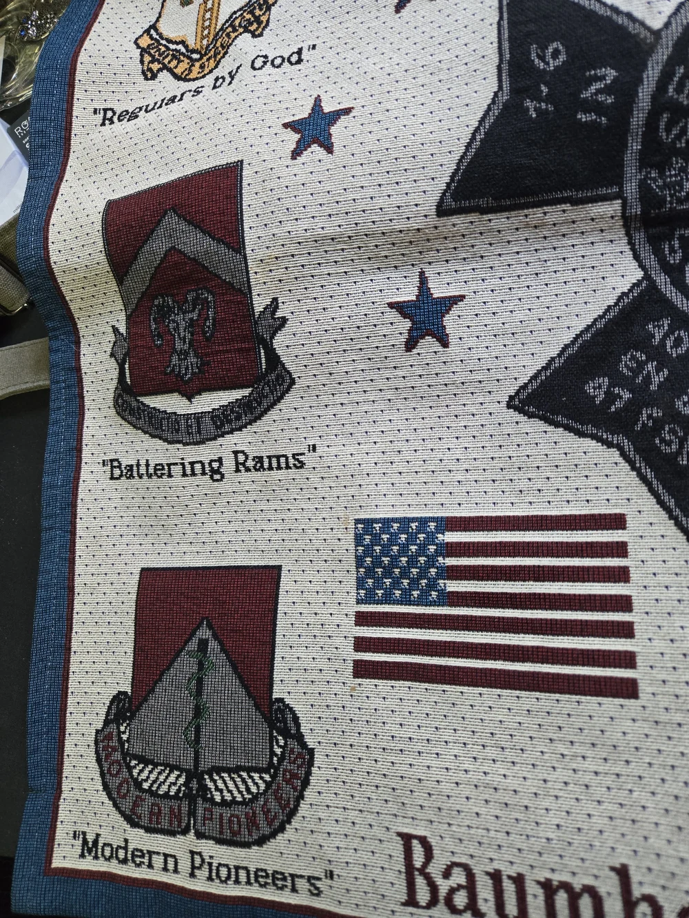 2nd Brigade Combat Team 1st Armored Division Baumholder Germany Patch Tapestry